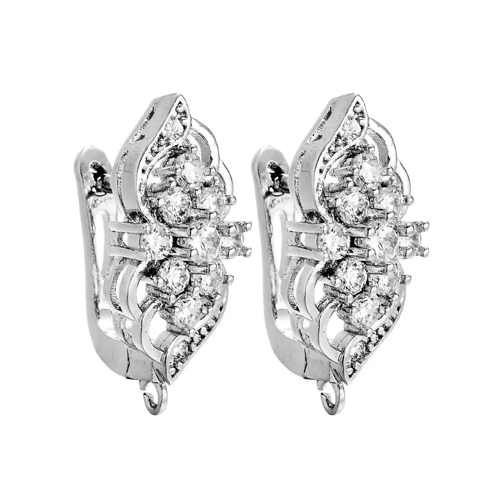 Роскошные блестящие фианиты CHSXY зеркальные серьги аксессуары для женщин