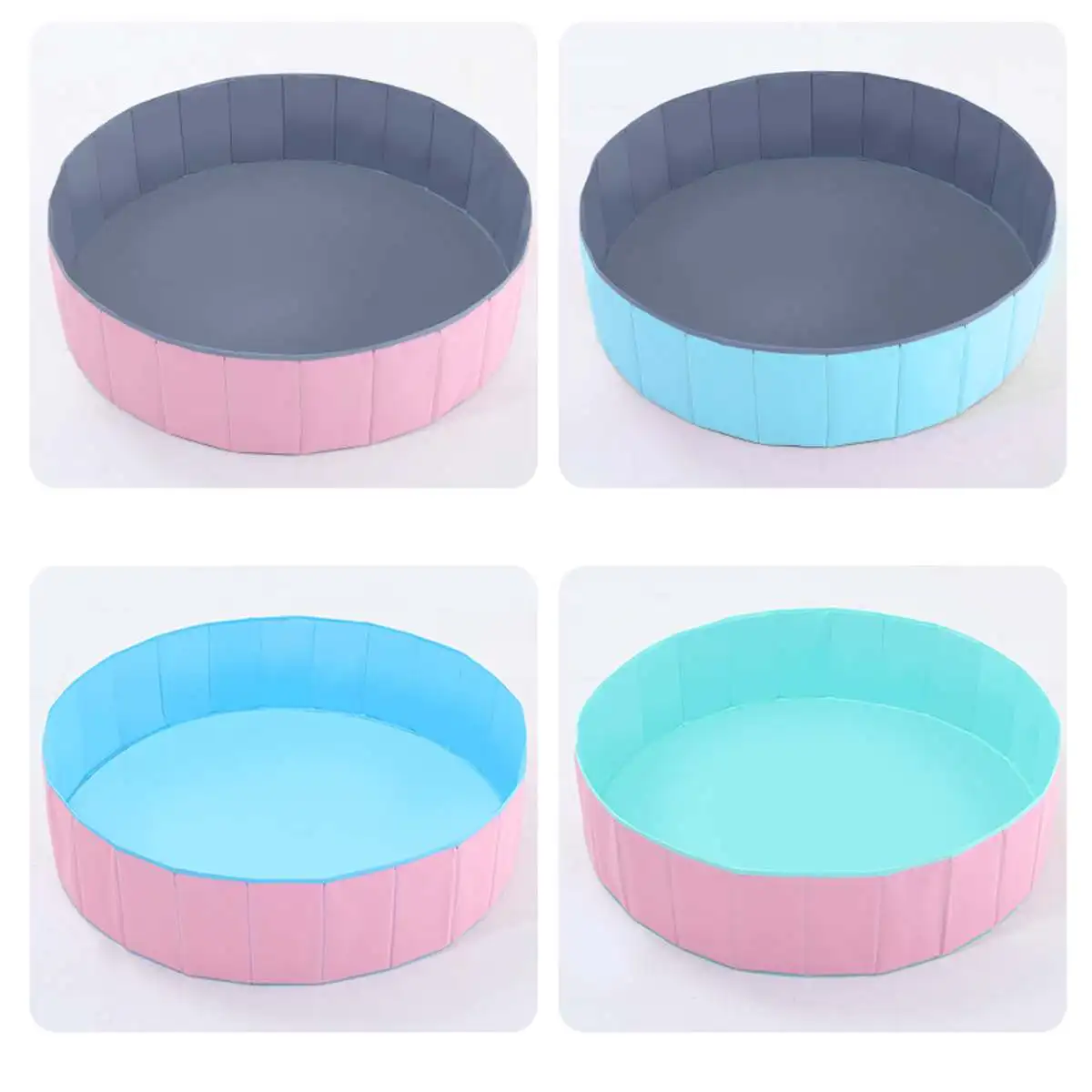 Детская складная площадка для бассейна с океанскими шариками моющаяся