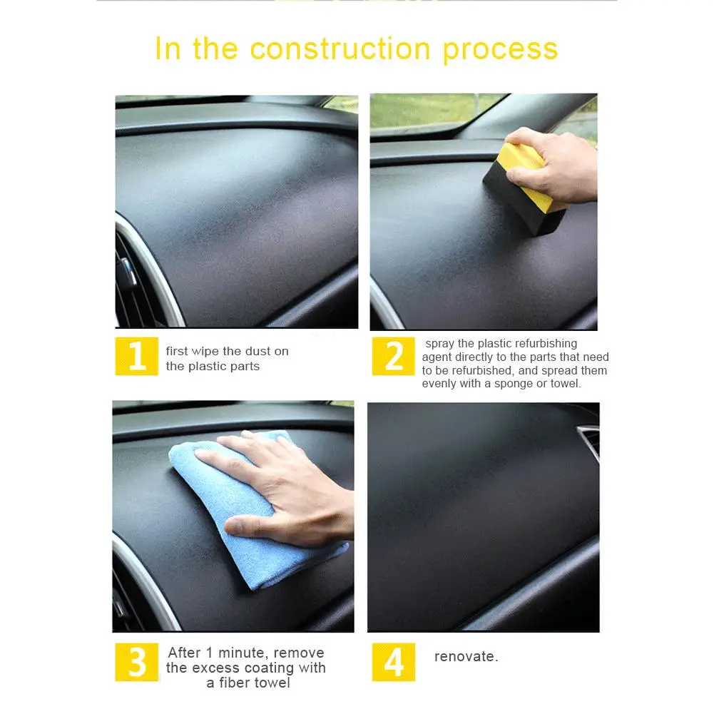 

Rubber Plastic Whitish Scratch Repair Refurbishing Agent Car Glazing Reduction Curing Spray Agent Auto Glass Ceramic Nano-coated