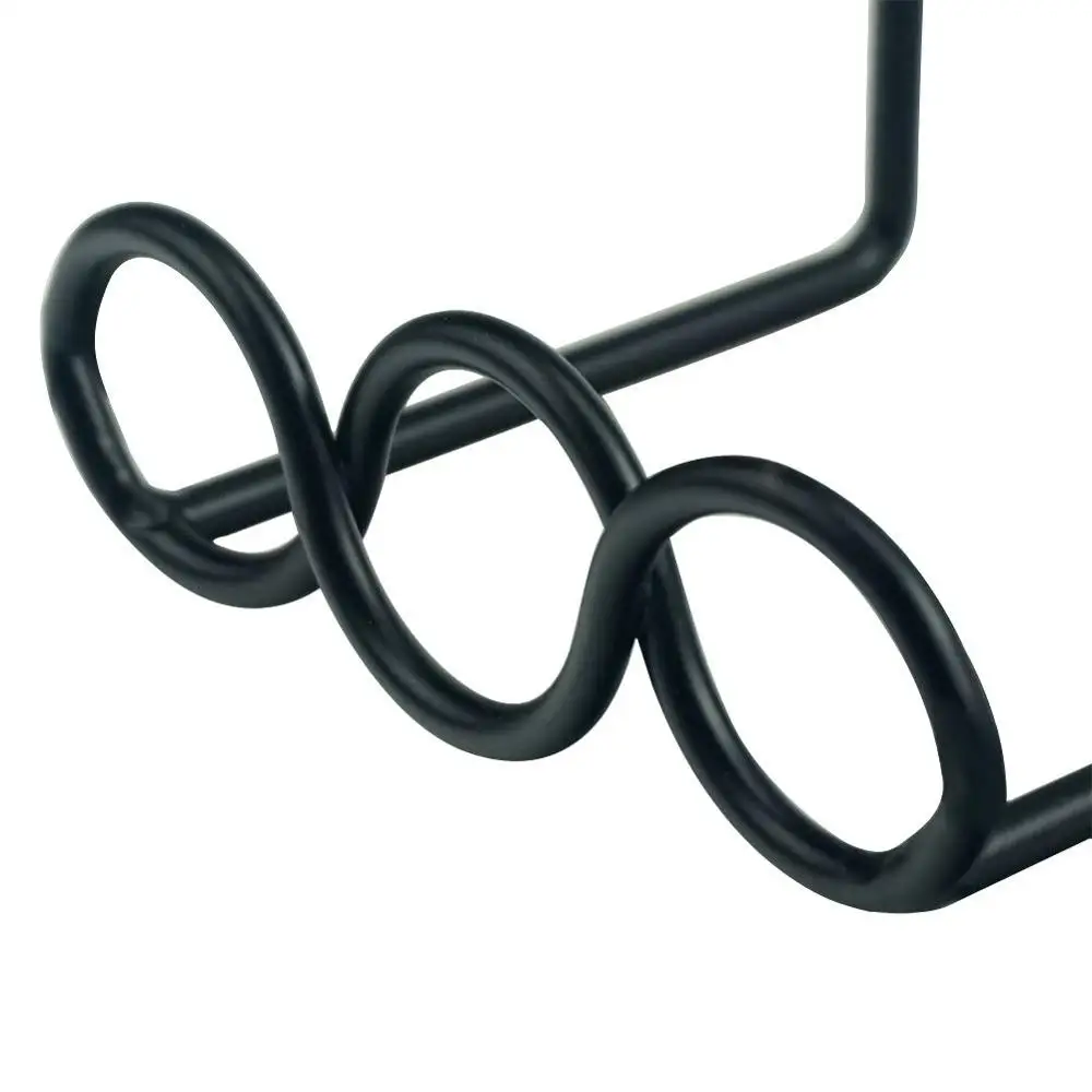 Черная металлическая настенная подставка для дисплея вертикальная пластин