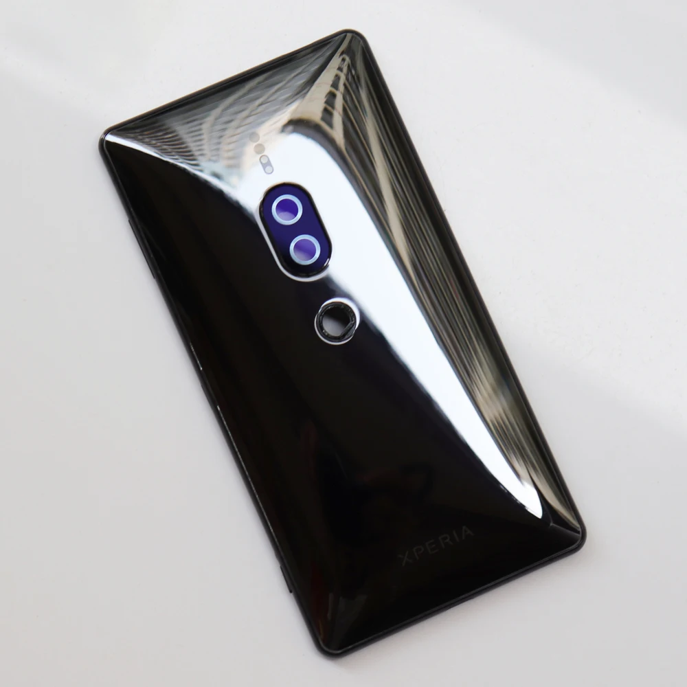 XZ2P корпус батареи задняя крышка Задняя Дверь Замена для sony Xperia XZ2 Premium+ объектив камеры+ Кнопка громкости питания