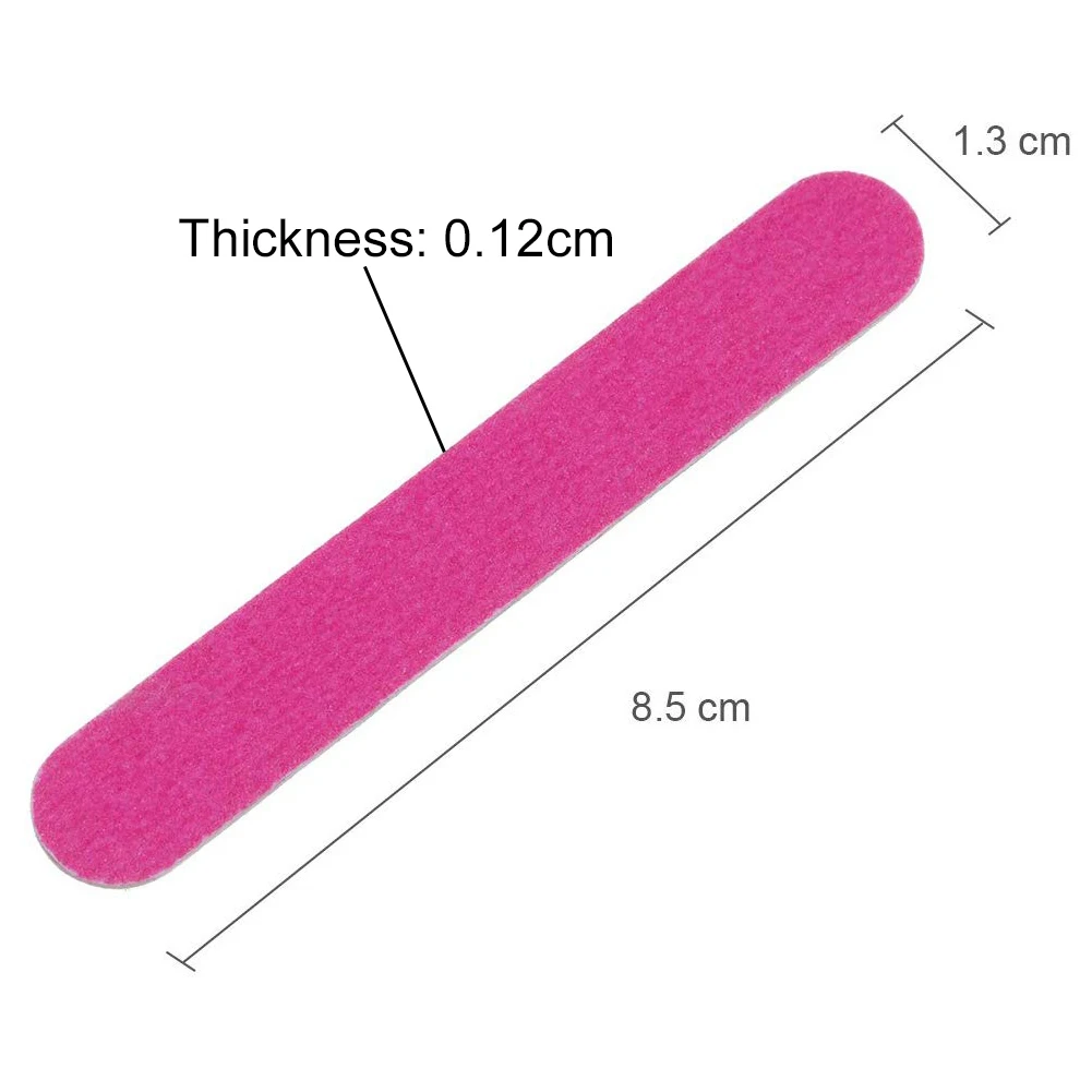 100/200PCS Nail Files Double Side Emery Disposable Buffers Polisher Manicure Pedicure Tools Lixa De Unha Lima Buffer | Красота и