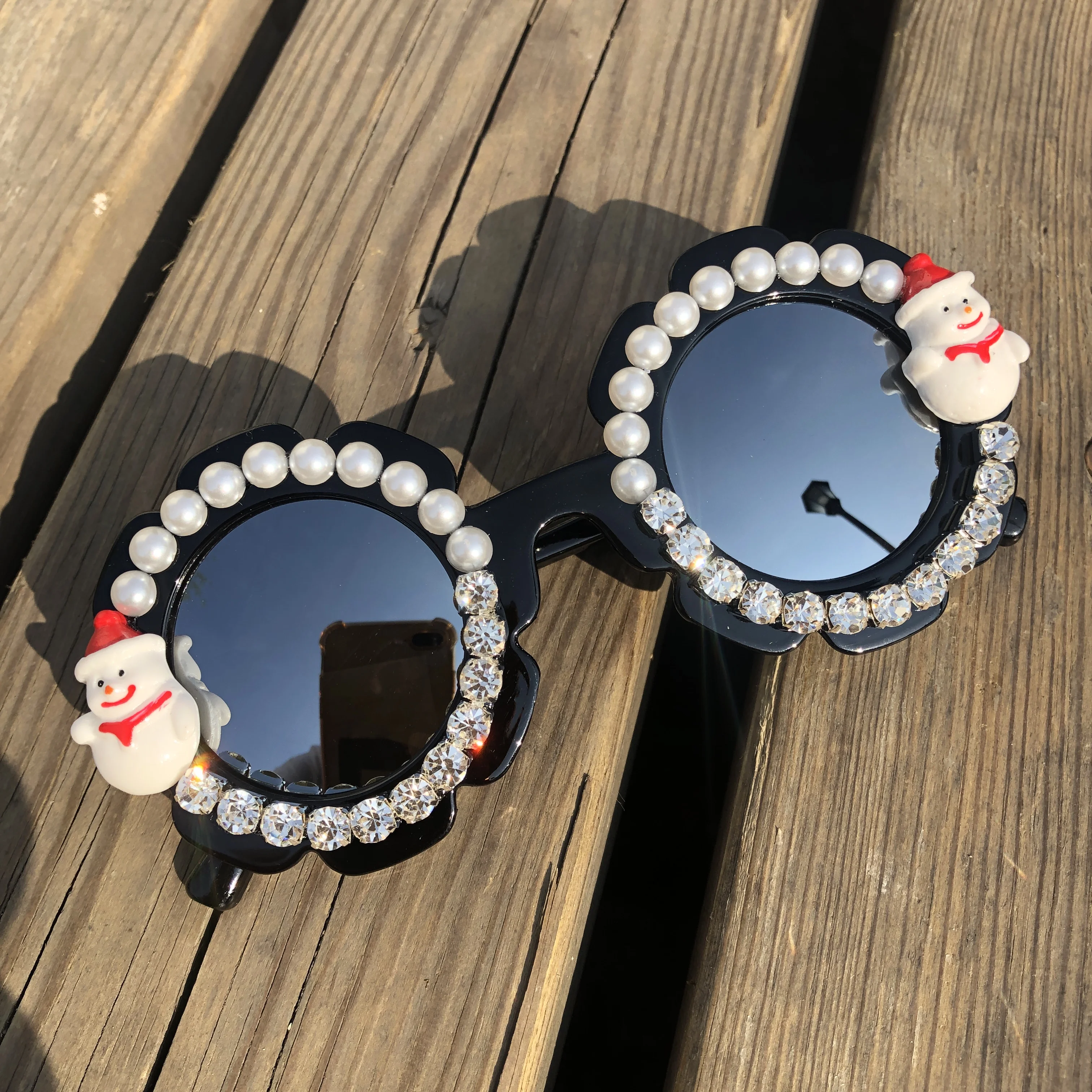 Рождественские детские солнцезащитные очки с изображением героев мультфильмов