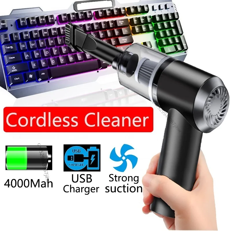 

Cordless Keyboard Cleaner Rechargeable,Air duster,Crumbs,Eraser Scrap,Computer,Piano,Pet,laptop,PC,Mini Hand-held Vacuum Cleaner