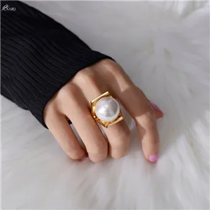 AOMU, Корея, Ретро стиль, металл, золото, цвет, английский, 26, кольца с буквами для женщин, кольцо для открытия,, ювелирный набор