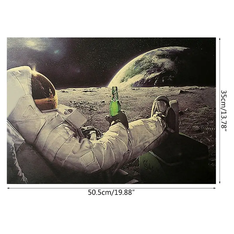 Прямая поставка астронавт на Луне расслабляющий с пивом Ретро Фэнтези крафт