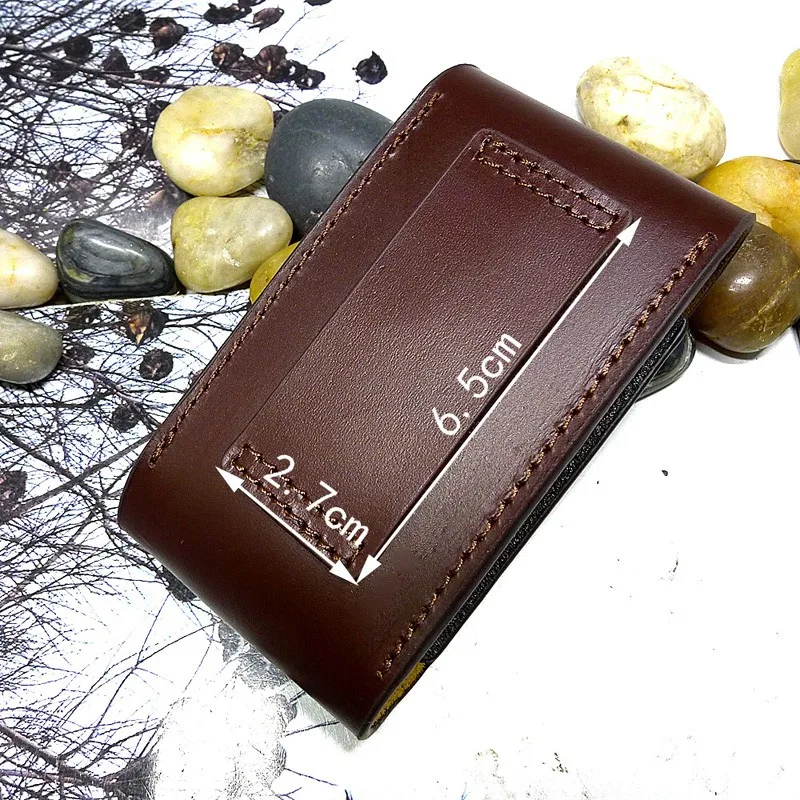 Держатель для автомобильных ключей blongk из натуральной кожи Два в одном + чехол