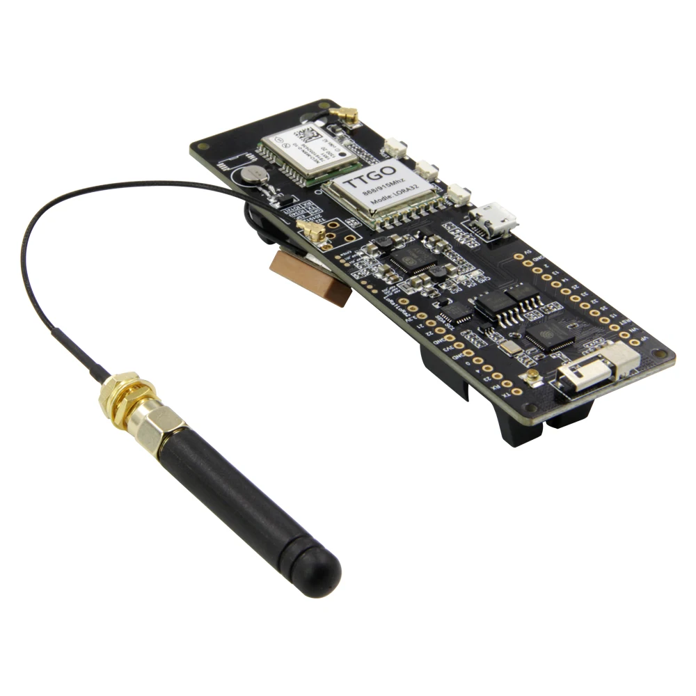 LILYGO®TTGO T-Beam 433/868/915 МГц ESP32 WiFi Bluetooth модуль GPS NEO-M8N IPEX LORA 32 923 держатель аккумулятора |