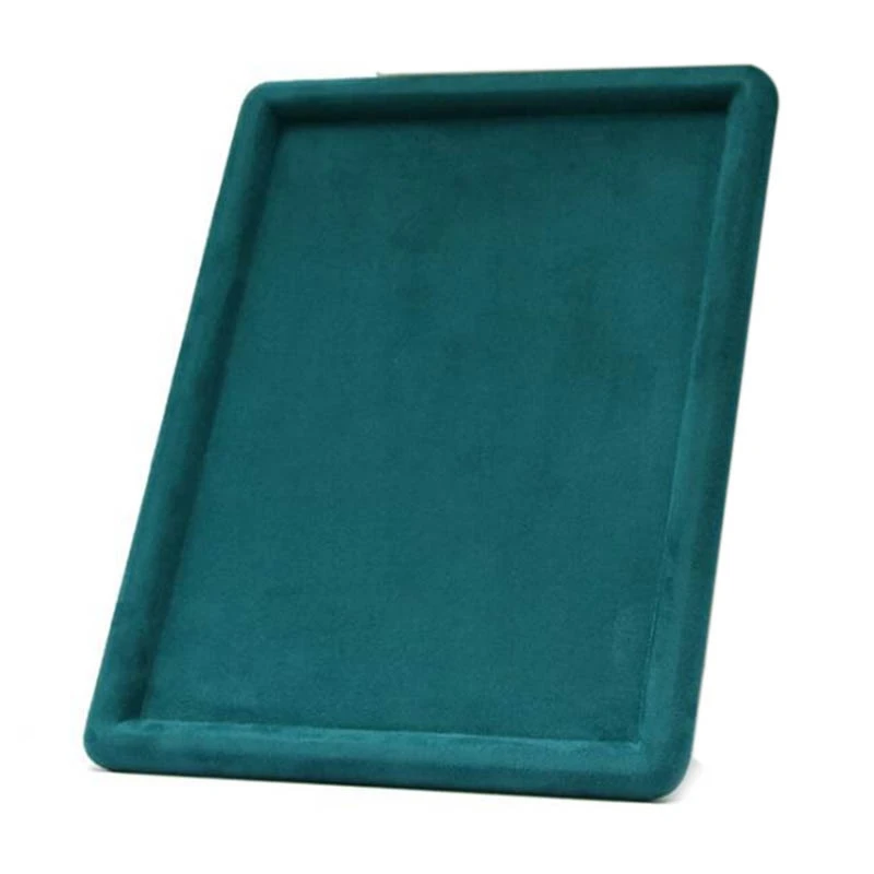 Зеленая витрина для ювелирных изделий Штабелируемая ожерелья браслета кольца |