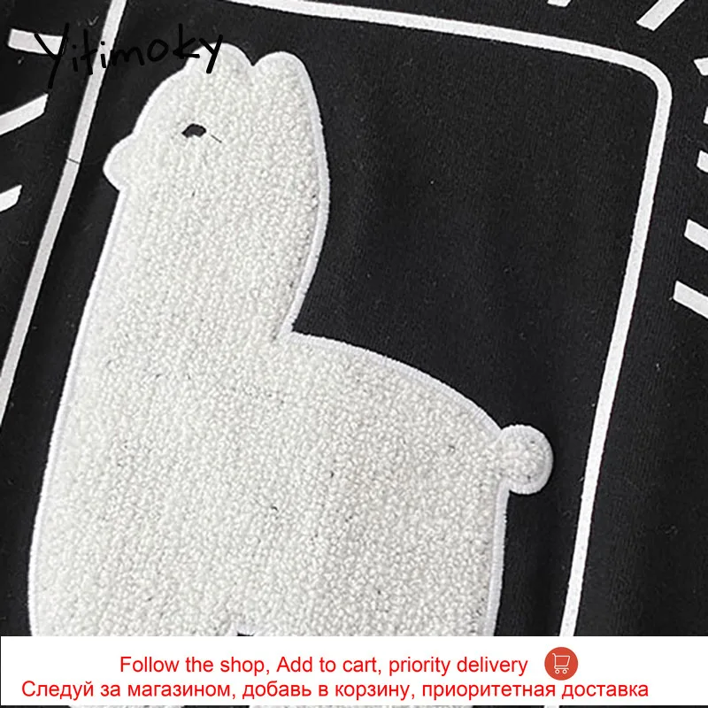 

Yitimoky Cartoon Comics Graphic Tee Short Sleeve T Shirts Women Harajuku Loose Shirt Casual O-Neck Tee Pullover 2021 Summer New