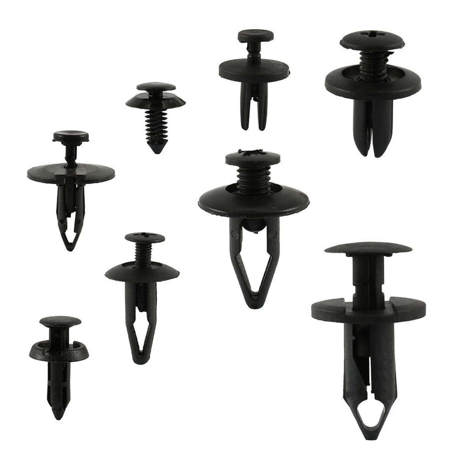 435PCS/Set Car Body Trim Clips Retainer Bumper Rivets Screws Panel Push Fastener Automotive Furniture Assembly Expansion Screws