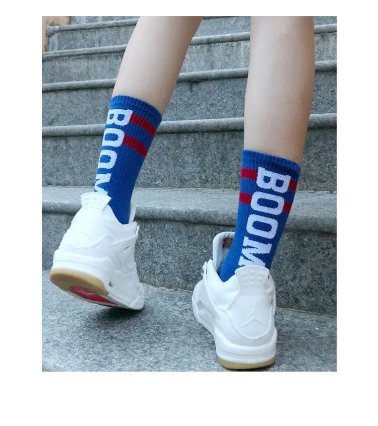 Новые модные носки женские новые дышащие хлопковые спортивные для взрослых с