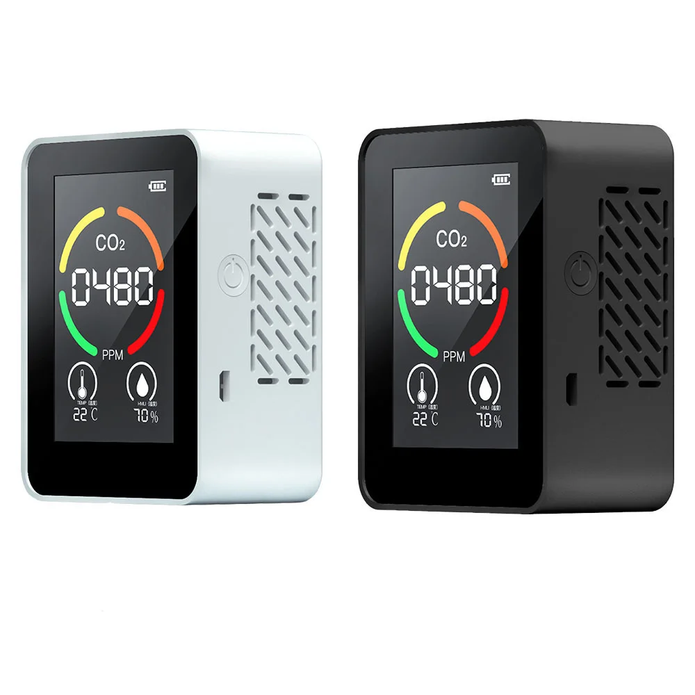 

Air Quality Co2 Monitor Desktop Carbon Dioxide Air Detector Co2 Meter Greenhouse Analyzer Gas Co2