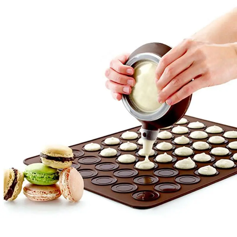 Мгновенной проявки Macaroon силиконовые кондитерские наконечники форсунки набор