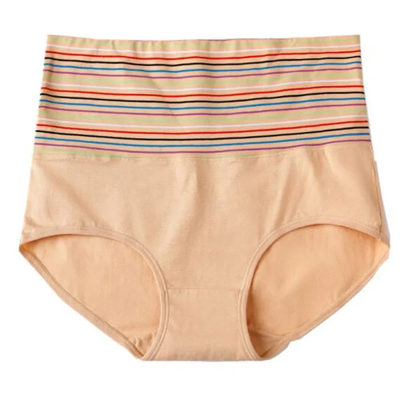

5PCS Briefs Solid Color High Waist Breathable Panties Women Cotton Underpants for Girls Comfort Female Underwear Ladies Lingerie