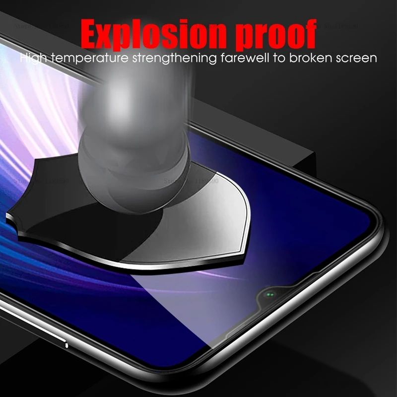 Защитное стекло для Xiaomi Redmi 8 8A Note Pro 8T твердая пленка закаленное | Мобильные