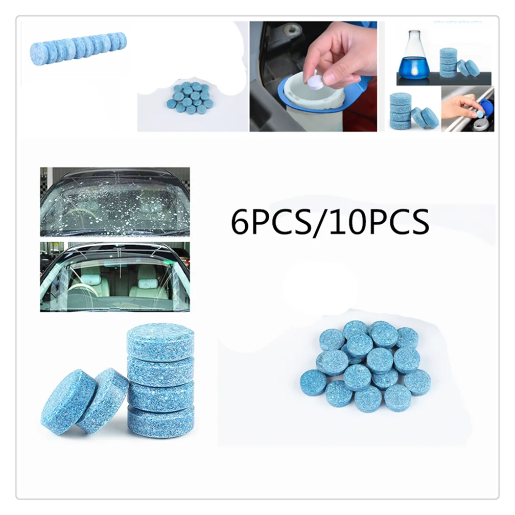 

1PCS = 4L car windshield wiper cleaner solid effervescent tablets for Peugeot Jeep Harley-Davidson Buick Bentley Scania