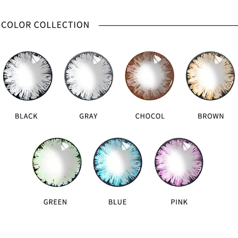 Цветные контактные линзы алмазные для ежегодных зеленых контактных линз