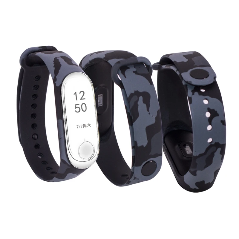 Miband 3 ремешок Mi band Аксессуары силиконовый регулируемый pulsera correa замена для xiaomi mi