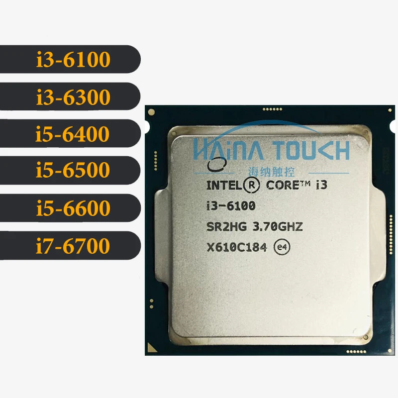 

Оригинальный процессор Intel Core i3-6100 6300 i5-6400 6500 i7-6700 i3 i5 i7 Cpu LGA 6600