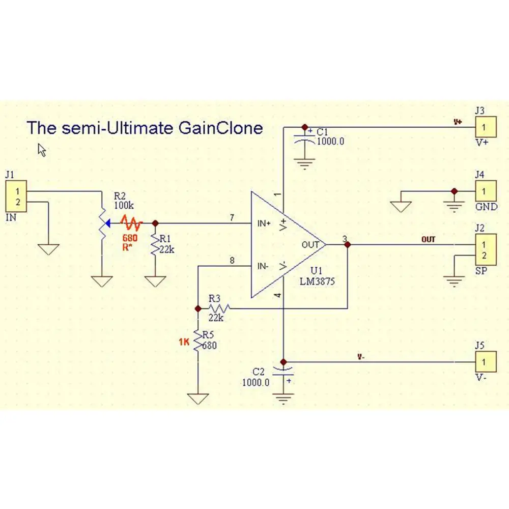 Комплект Усилителя GAINCLONE LM3875 50 Вт + 8R двухканальный защитный динамик DIY|Усилители
