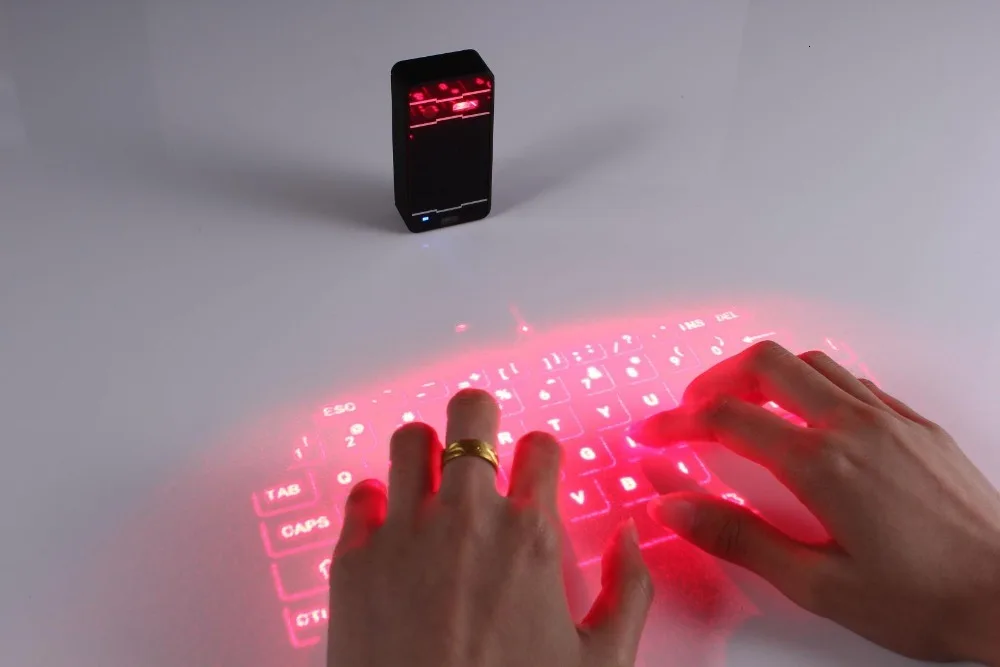 SeenDa мини лазерная клавиатура Беспроводная Bluetooth Виртуальная проекционная клавиатура портативная для iPhone Android iPad планшетный ПК ноутбук