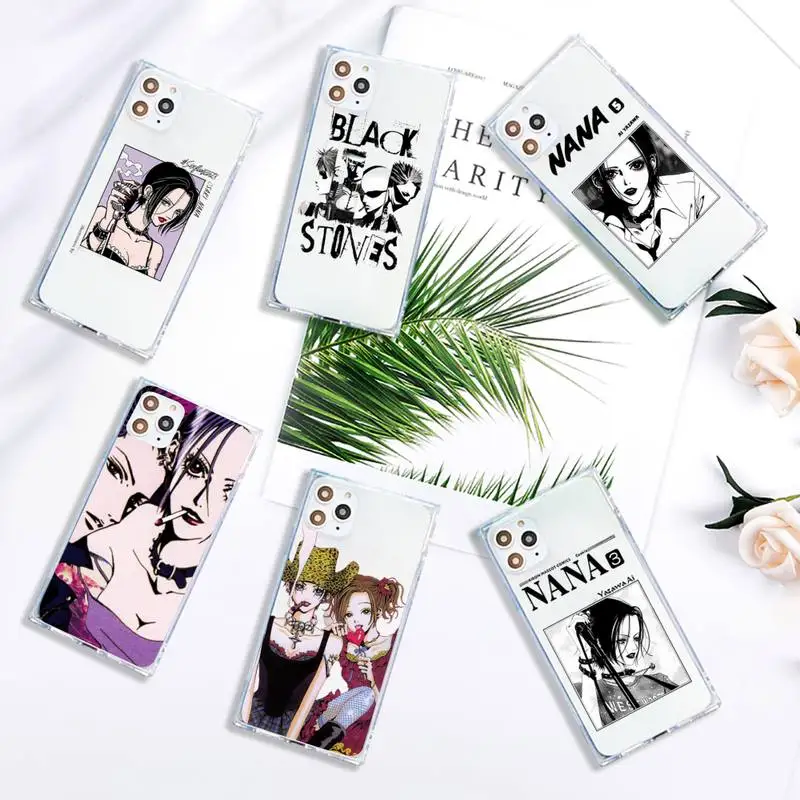 

Nana Osaki Anime Phone Case Transparent for iPhone 7 8 11 12 se 2020 mini pro X XS XR MAX Plus