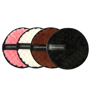 Салфетки из микрофибры для снятия макияжа многоразовые салфетки для снятия макияжа ленивый очищающий порошок Puff очищающий очиститель для лица плюшевый буф