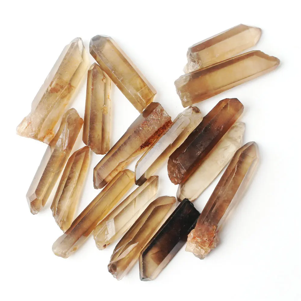 30 г/50 г натуральная Дымчатая кристаллическая палочка семя лемуриана точка