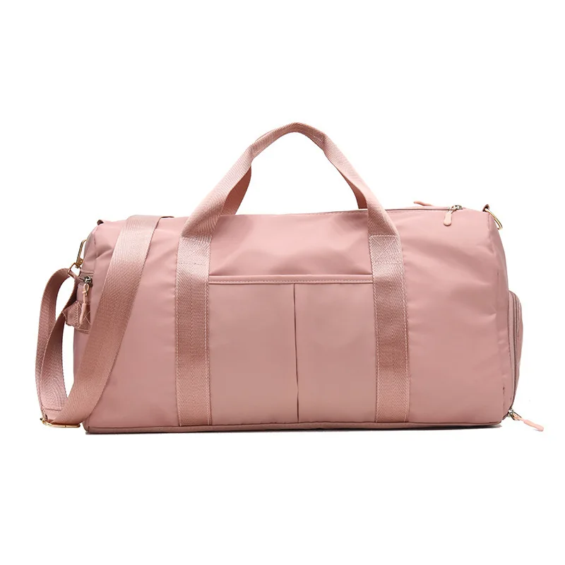 Outdoor Men's and Women's Nylon Sports Gym Bag Waterproof Training Yoga Mat Sports Bag Fitness Travel Bag with Shoe Compartment