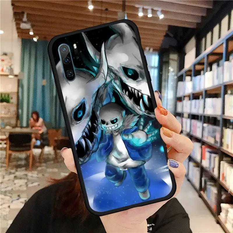 

undertale papyrus sans doggo Phone Cases For Huawei honor Mate P 9 10 20 30 40 Pro 10i 7 8 a x Lite nova 5t Soft silicone funda