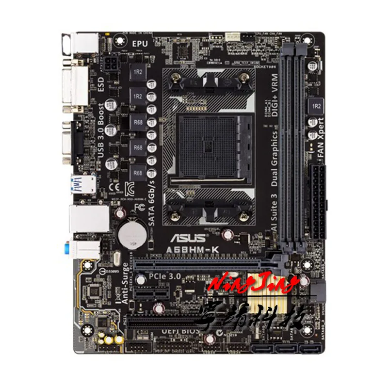 ASUS A68HM K A68 AMD A68H DDR3 2400 МГц 32 ГБ/сек. в том числе SATA USB 3 0 может поддерживать FM2 / +