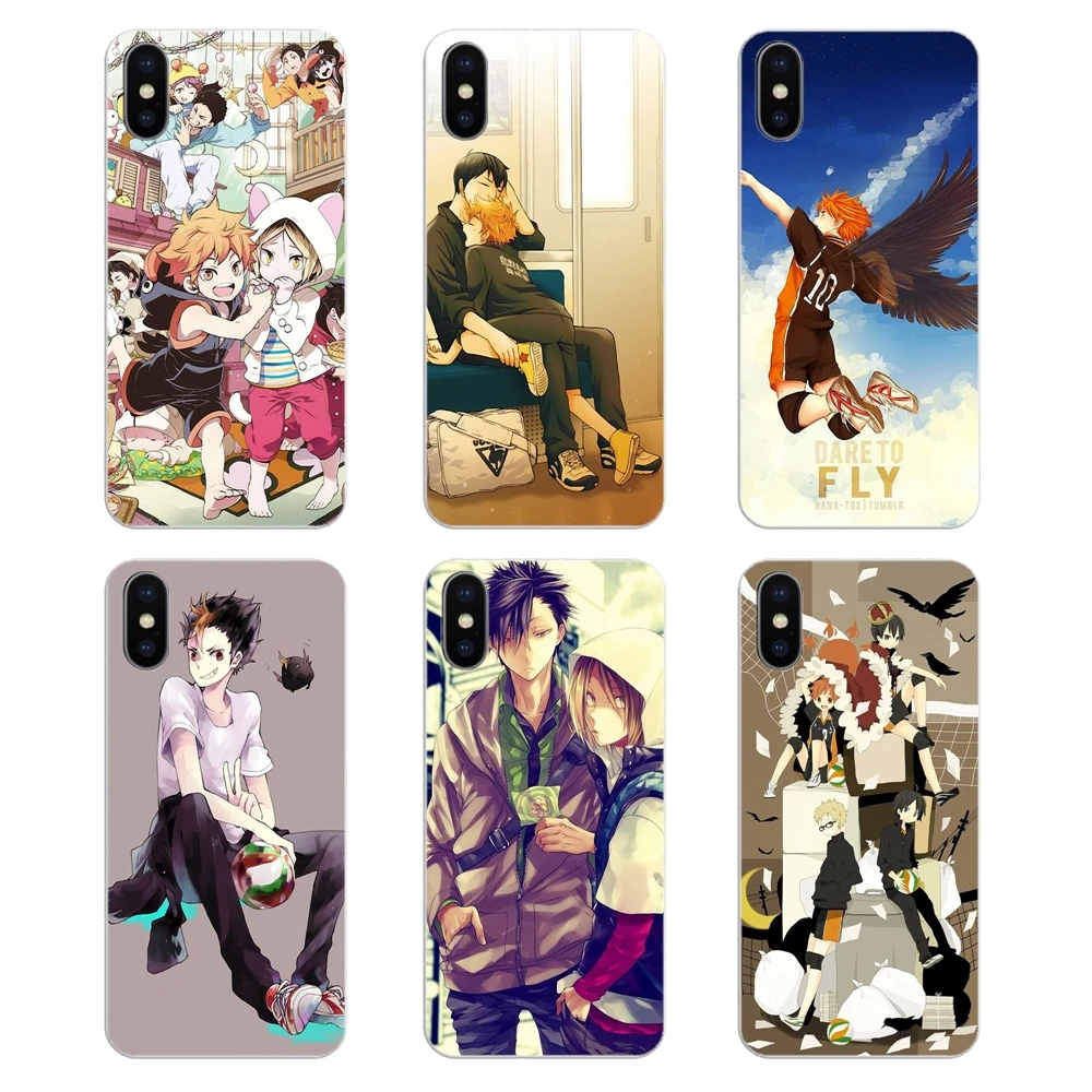 Мягкий чехол для телефона из ТПУ Волейбольного клуба Haikyuu школьная форма Samsung Galaxy