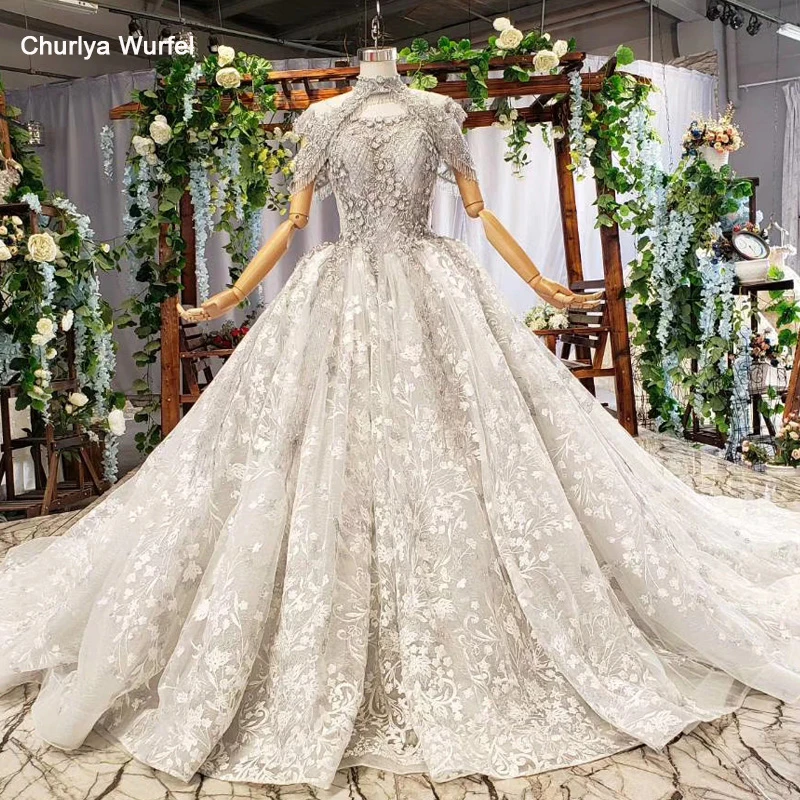 HTL801 elegant evening dress long 2020 beading appliques flowers boat neck gown with shoulder chain sukienka wieczorowa | Свадьбы и