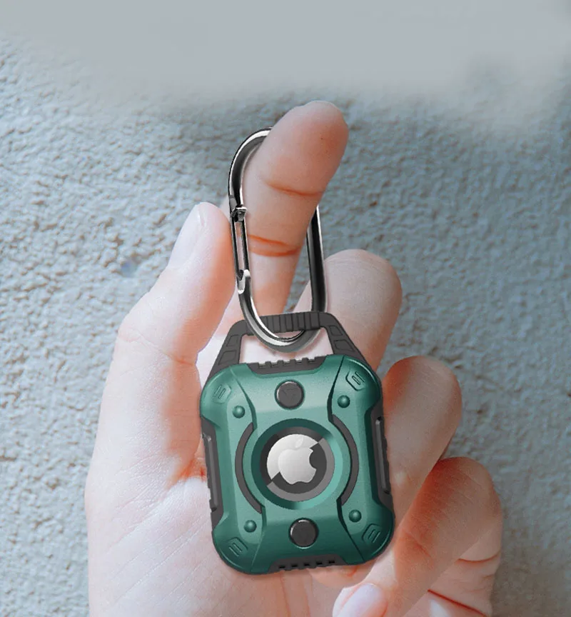 

Shockproof Silicone Keychain Mini Protect Case for Airtag Made Of TPU For Apple Airtag Device Anti-lost Tracker