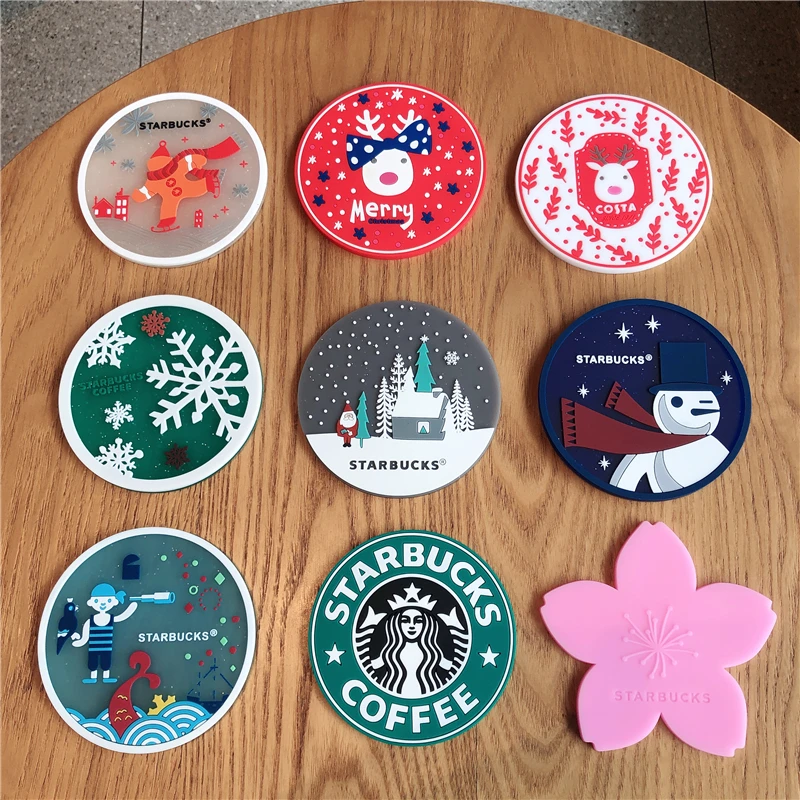 Милые силиконовые подставки в форме сакуры бытовые термостойкие цветущей вишни