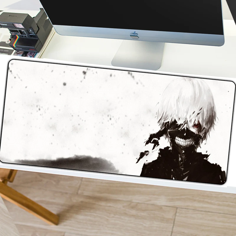Игровой коврик для мыши 800x300 мм, XL, противоскользящий, с блокировкой скольжения, натуральный каучук, большой игровой коврик для мыши, аниме, для настольного компьютера, ноутбука