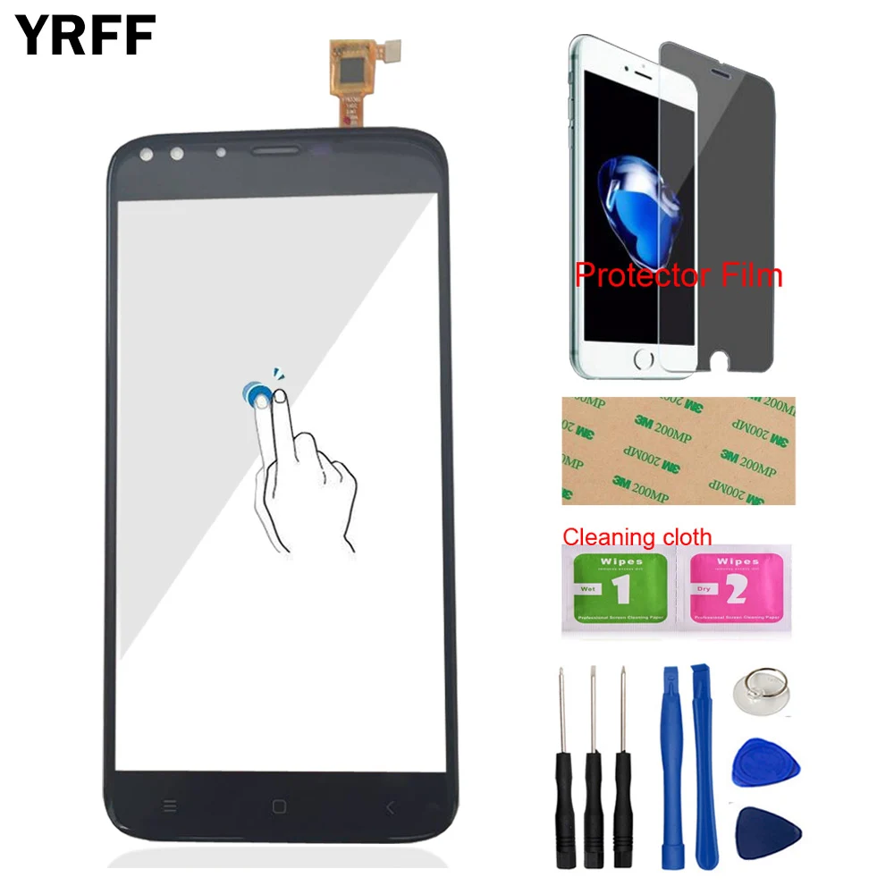 YRFF 5 дюймов сенсорный экран мобильного телефона для Oukitel U22 Передний Сенсорная