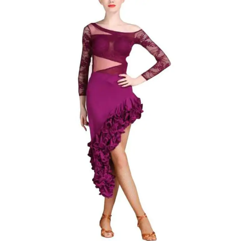Фото Asymmetric Mini Latin Dress 207-236 Женская одежда Asymmetric Mini Latin Dress 207-236 Женская одежда