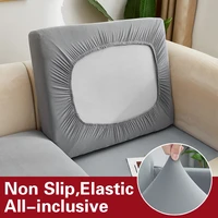 plain color stretch sofa seat cushion cover sofa covers for living room removable elastic seat chair cover furniture protector