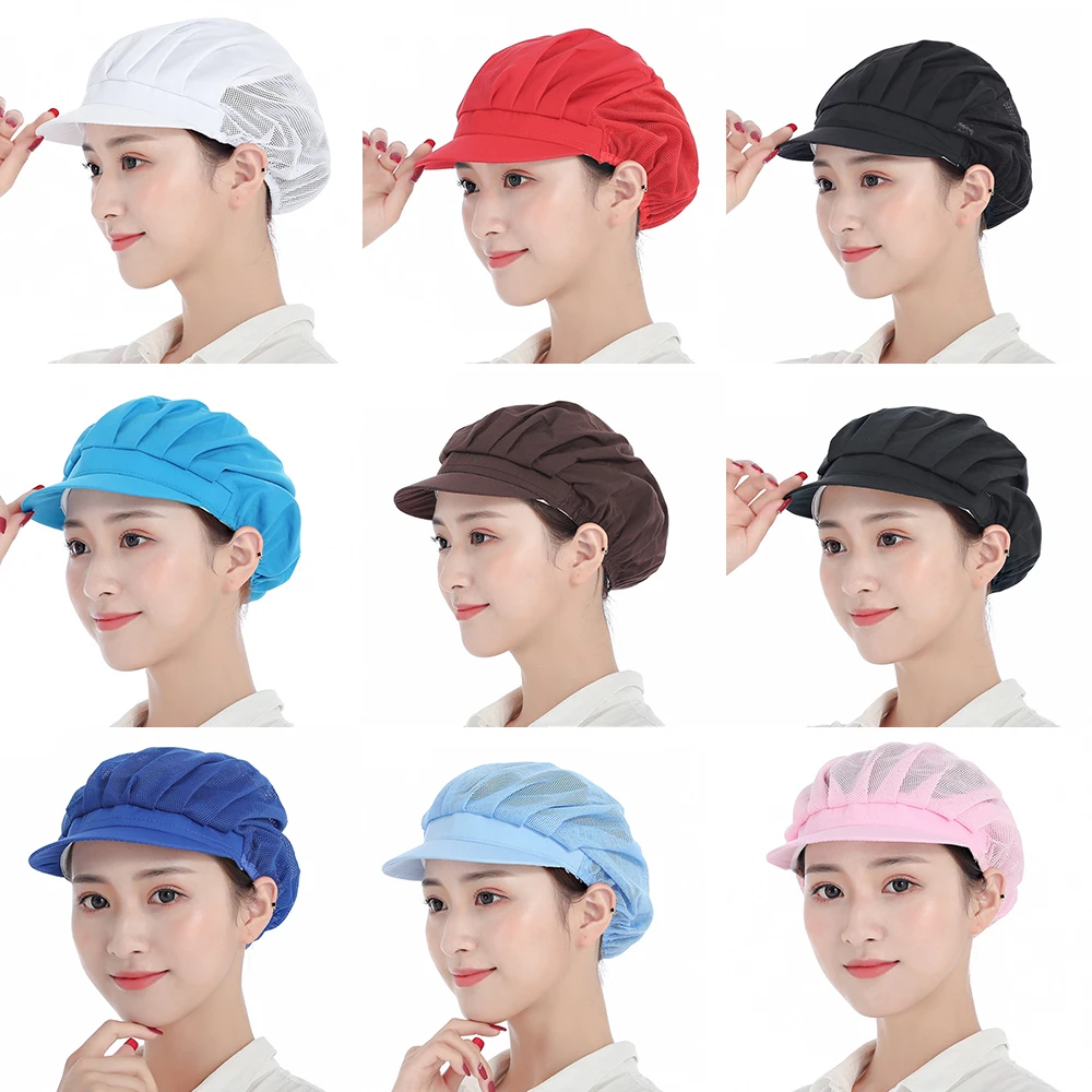 Унисекс шляпа шеф-повара эластичная сетка Кепка s кухня ресторан отель пекарня