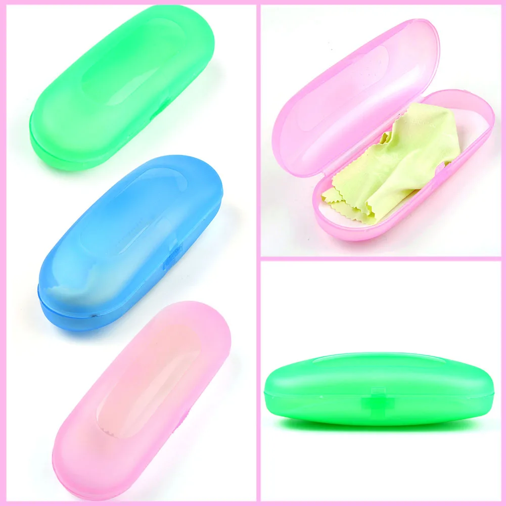 Новый стиль чистый цвет детские очки чехол и линзы ткань оправа для очков коробка