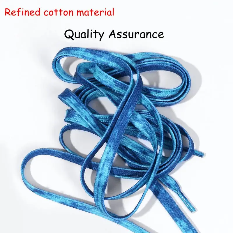 New Tie-dye Non-fading Shoe laces Casual Shoes Shoelaces for Sneakers Shoe lace Unisex Flat Boot Laces 120/140/160CM Shoestrings