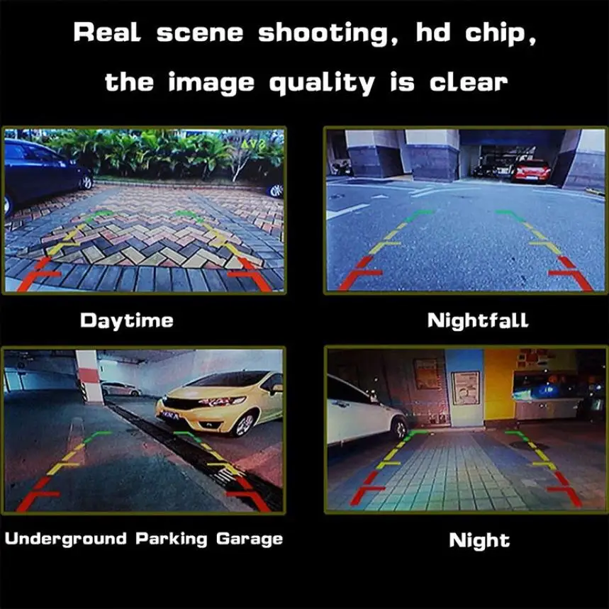 

170 Degree Auto Reversing Parking vehicle camera for car CCD Waterproof Video with high quality easy installation