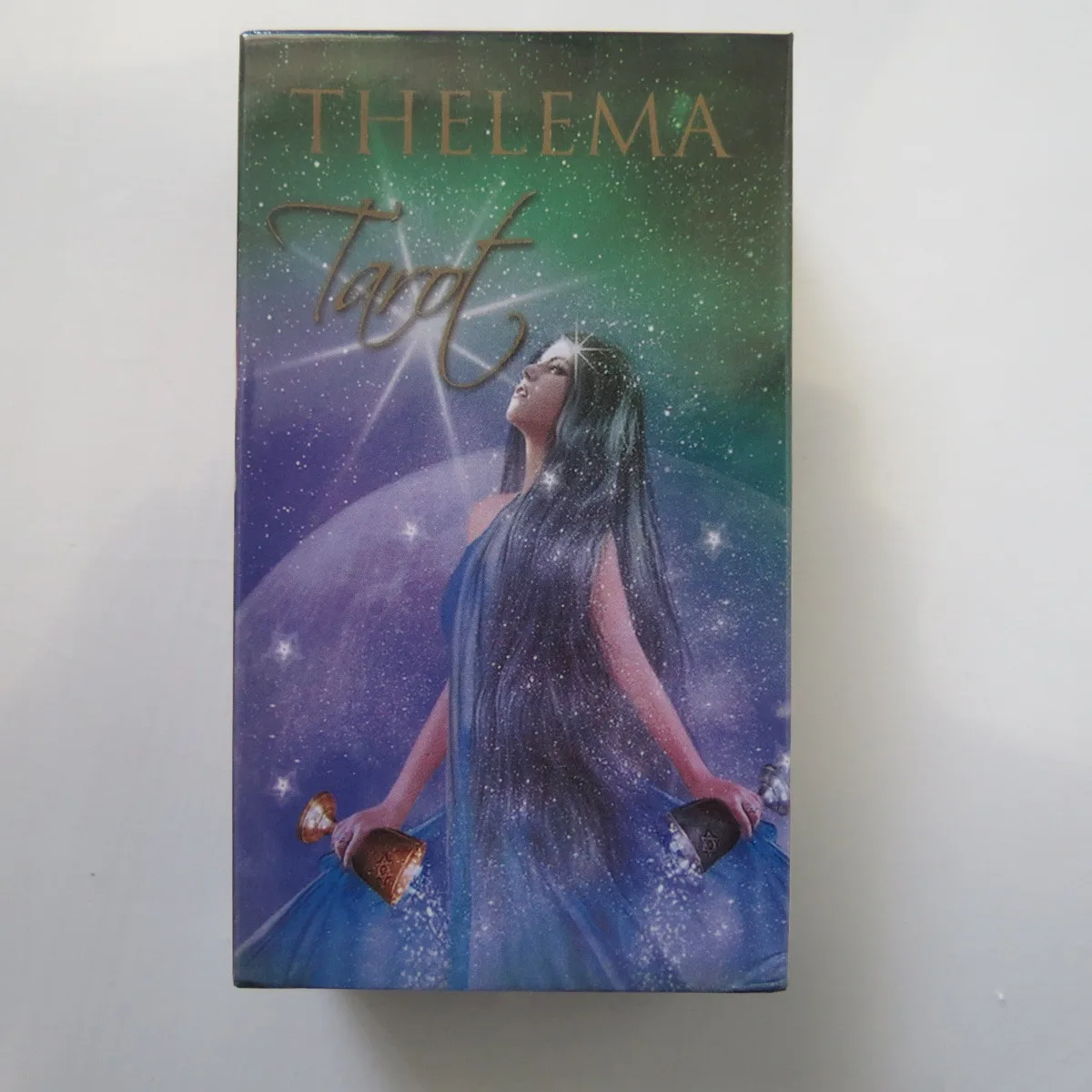 Новые карты Таро Оракл колода таинственное гадания Thelema для женщин девочек игры