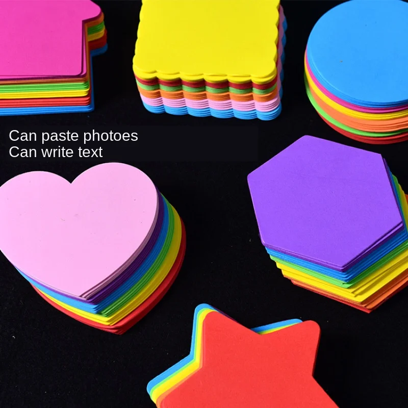 Мультяшные геометрические настенные декоративные наклейки EVA фоторамка