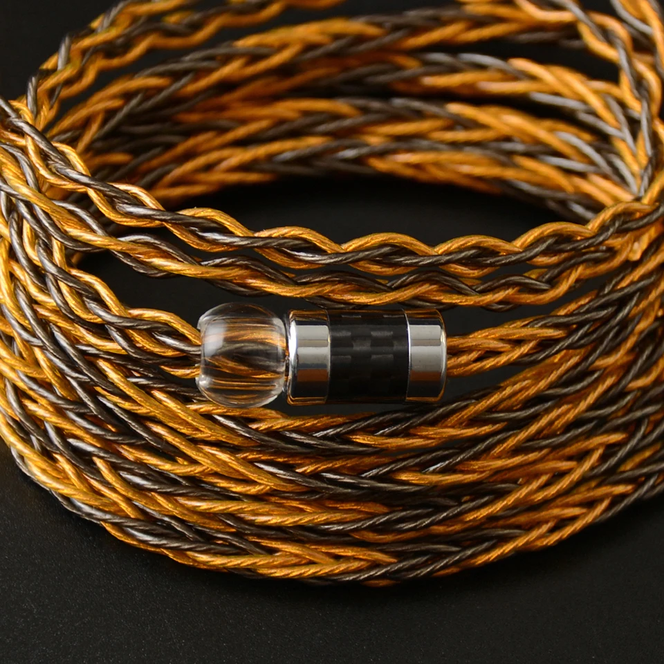 NICEHCK C8-1 8 Core посеребренный 2 5/3 5/4 4 мм сбалансированный кабель до 0 75 78 2pin/mmcx