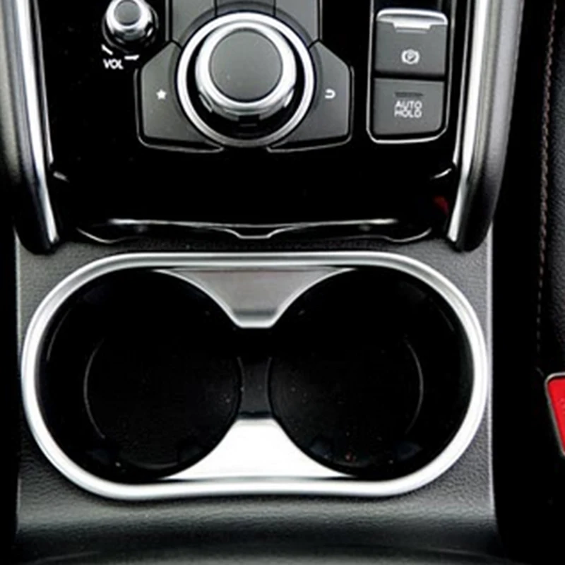 Авто рамка держателя стакана воды декоративная крышка Накладка для Mazda Cx-5 Cx5 2017 2018