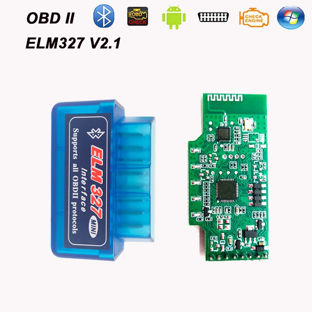 

Latest Version V2.1 V1.5 Super MINI Bluetooth ELM327 Auto OBD Scanner ELM327 Code Reader Tool Car Diagnostic Tool For Android