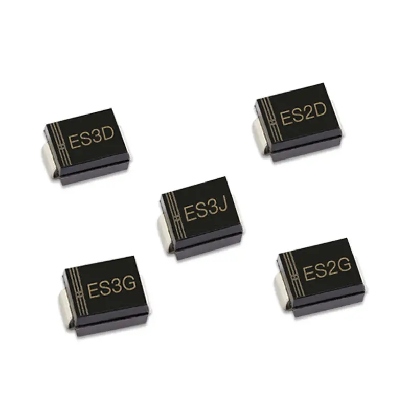 50 шт. SMD быстрая выпрямительные диоды ES3D ES3JBF ES2G ES3J ES2J ES2D ES3G 1A 2A с алюминиевой